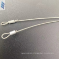 Corde à fil en acier inoxydable enduit de micro nylon 0,6 mm